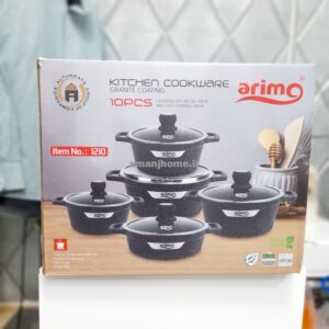 💚 سرویس قابلمه 10 پارچه آریمو آلمان مدل 1210 6 💚 سرویس قابلمه 10 پارچه آریمو آلمان مدل 1210